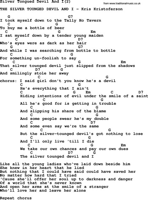 devil and i lyrics|songs that reference the devil.